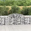 Image de vidaXL Paniers à gabions arqués 12 pcs 300x50x80/100 cm fer galvanisé