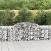 Image de vidaXL Paniers à gabions arqués 20 pcs 300x50x80/100 cm fer galvanisé3146697