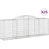 Image de Paniers Ã Gabions ArquÃ©s 25 Pcs 300x50x100/120 Cm Fer GalvanisÃ© Vidaxl Vidaxl
