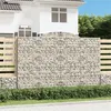Image de vidaXL Paniers à gabions arqués 5 pcs 300x50x200/220 cm fer galvanisé