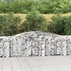 Image de vidaXL Paniers à gabions arqués 9 pcs 400x30x80/100 cm Fer galvanisé