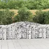 Image de vidaXL Paniers à gabions arqués 4 pcs 400x30x100/120 cm Fer galvanisé3146868
