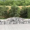 Image de vidaXL Paniers à gabions arqués 5 pcs 400x50x40/60 cm Fer galvanisé