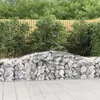Image de vidaXL Paniers à gabions arqués 4 pcs 400x50x60/80 cm Fer galvanisé3146972