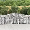 Image de vidaXL Paniers à gabions arqués 5 pcs 400x50x80/100 cm Fer galvanisé