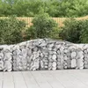 Image de Vidaxl Paniers Ã Gabions ArquÃ©s 5 Pcs 400x50x80/100 Cm Fer GalvanisÃ©