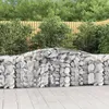 Image de Vidaxl Paniers Ã Gabions ArquÃ©s 7 Pcs 400x50x80/100 Cm Fer GalvanisÃ©