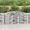 Image de Vidaxl Paniers Ã Gabions ArquÃ©s 10 Pcs 400x50x100/120 Cm Fer GalvanisÃ©