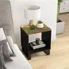 Image de vidaXL Table basse 40x31x46 cm Bois de récupération et d'ingénierie350642