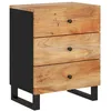 Image de Vidaxl Table De Chevet 50x33x62cm Bois D'acacia Solide Et D'ingÃ©nierie