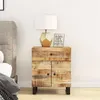 Image de vidaXL Table de chevet 50x33x60 cm Bois de manguier et d'ingénierie350668