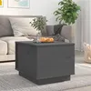 Image de vidaXL Table basse Gris 40x50x35 cm Bois massif de pin813412