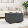 Image de vidaXL Table basse Gris 60x50x35 cm Bois massif de pin813417