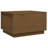 Image de vidaXL Table basse Marron miel 60x50x35 cm Bois massif de pin