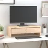 Image de vidaXL Support pour moniteur 50x27x15 cm Bois de pin solide813954