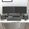 Image de vidaXL Support de moniteur Gris 100x27,5x15 cm Bois de pin solide813971