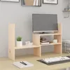 Image de vidaXL Support pour moniteur (39-72)x17x43 cm Bois de pin solide814009