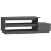 Image de vidaXL Table basse Gris 120x50x40,5 cm Bois massif de pin
