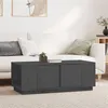 Image de vidaXL Table basse Gris 110x50x40 cm Bois massif de pin814431