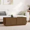 Image de vidaXL Table basse Marron miel 110x50x40 cm Bois massif de pin814432