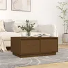 Image de vidaXL Table basse Marron miel 80x50x35 cm Bois massif de pin814442