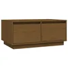 Image de vidaXL Table basse Marron miel 80x50x35 cm Bois massif de pin
