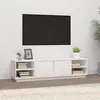 Image de vidaXL Meuble TV Blanc 156x40x40 cm Bois de pin massif814455