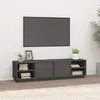 Image de vidaXL Meuble TV Gris 156x40x40 cm Bois de pin massif814456