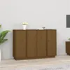 Image de vidaXL Buffet Marron miel 120x35x80 cm Bois massif de pin814497