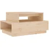 Image de vidaXL Vidaxl Table Basse 80x55x40,5 Cm Bois Massif De Pin