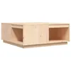 Image de Vidaxl Table Basse 100x101x40,5 Cm Bois Massif De Pin
