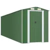 Image de Vidaxl Abri De Jardin Vert 192x689x223 Cm Acier GalvanisÃ©