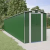 Image de vidaXL Vidaxl Abri De Jardin Vert 192x938x223 Cm Acier Galvanisé