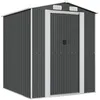 Image de vidaXL Vidaxl Abri De Jardin Anthracite 192x274x223 Cm Acier Galvanisé