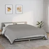 Image de Vidaxl Couverture LestÃ©e Gris 235x290 Cm 11 Kg Tissu