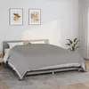 Image de vidaXL Vidaxl Couverture Lestée Gris 235x290 Cm 15 Kg Tissu