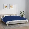 Image de Vidaxl Couverture LestÃ©e Bleu 155x220 Cm 7 Kg Tissu
