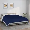 Image de vidaXL Vidaxl Couverture Lestée Bleu 235x290 Cm 11 Kg Tissu