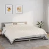 Image de vidaXL Couverture lestée Crème clair 235x290 cm 11 kg Tissu350768