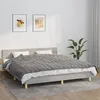 Image de vidaXL Couverture lestée Gris 155x220 cm 11 kg Tissu350777
