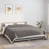 Image de vidaXL Couverture lestée Gris 220x260 cm 11 kg Tissu350784