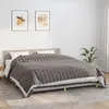 Image de vidaXL Couverture lestée Gris 235x290 cm 11 kg Tissu350786