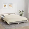 Image de vidaXL Couverture lestÃ©e CrÃ¨me clair 200x225 cm 13 kg Tissu