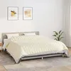 Image de vidaXL Couverture lestée Crème clair 220x260 cm 15 kg Tissu