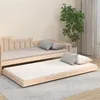 Image de vidaXL Cadre de lit sans matelas 100x200 cm bois massif de pin823489