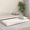 Image de vidaXL Cadre de lit sans matelas blanc 80x200 cm bois massif de pin