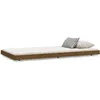 Image de vidaXL Vidaxl Cadre De Lit Marron Miel 80x200 Cm Bois De Pin Massif