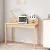 Image de vidaXL Bureau 110x50x93 cm Bois massif de pin
