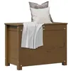 Image de vidaXL Boîte de rangement Marron miel 60x32x45,5 cm Bois massif de pin823547