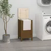 Image de vidaXL vidaXL Bo?te ¿¿ linge Marron miel 44x44x76 cm Bois massif de pin